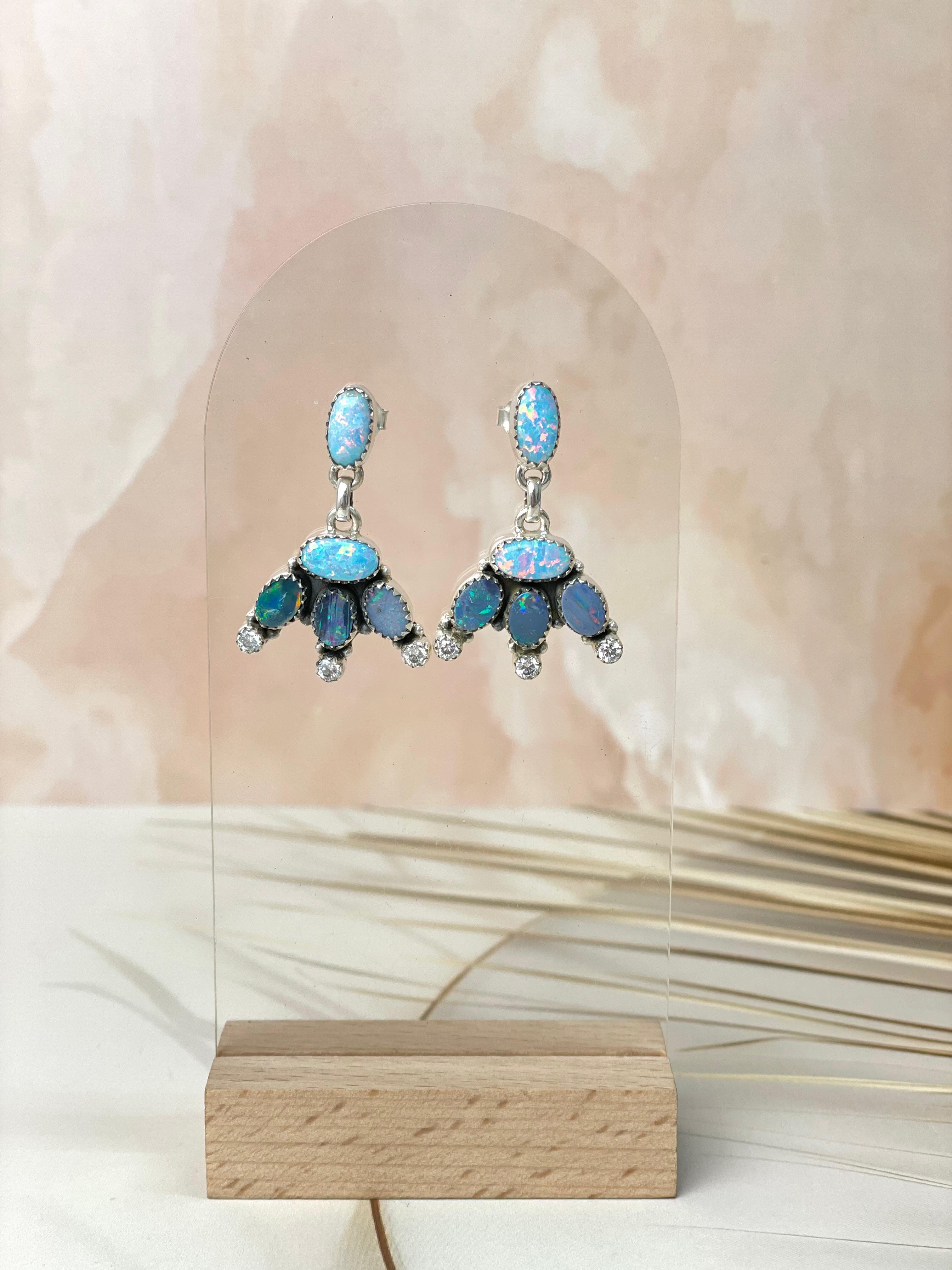 Out Of This World Australian Opal Earrings-Earrings-Krush Kandy, Women's Online Fashion Boutique Located in Phoenix, Arizona (Scottsdale Area)