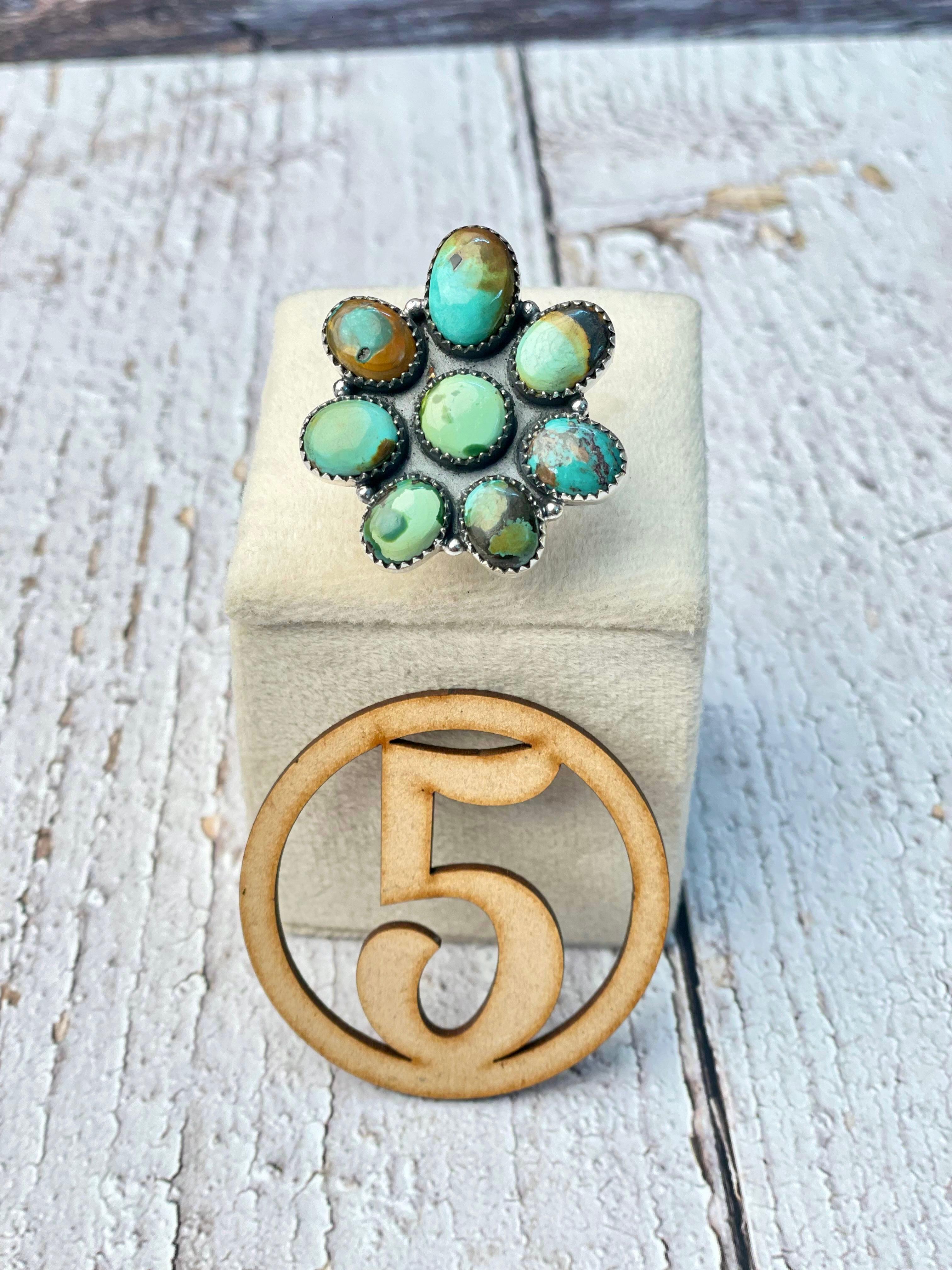 Desert Bloom Hubei Cluster Rings-Ring Sizers-Krush Kandy, Women's Online Fashion Boutique Located in Phoenix, Arizona (Scottsdale Area)
