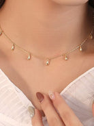 Dainty Minimalist Geometric Necklace-Necklaces-Krush Kandy, Women's Online Fashion Boutique Located in Phoenix, Arizona (Scottsdale Area)