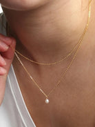 Geometric Pearl Minimalist Multi Strand Necklace-Necklaces-Krush Kandy, Women's Online Fashion Boutique Located in Phoenix, Arizona (Scottsdale Area)