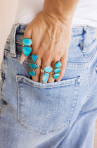 One Of A Kind Turquoise Crawlers-Rings-Krush Kandy, Women's Online Fashion Boutique Located in Phoenix, Arizona (Scottsdale Area)