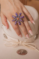 Wild Flower Stone Rings-Rings-Krush Kandy, Women's Online Fashion Boutique Located in Phoenix, Arizona (Scottsdale Area)