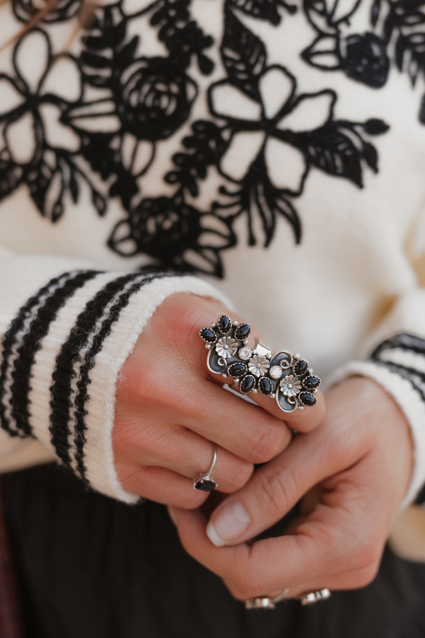 Kristyn's Whimsy Sterling and Stone Ring-Ring-Krush Kandy, Women's Online Fashion Boutique Located in Phoenix, Arizona (Scottsdale Area)