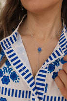 Victoria's Lariat Stone Slab Necklace-Necklaces-Krush Kandy, Women's Online Fashion Boutique Located in Phoenix, Arizona (Scottsdale Area)