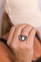 Little Heart Single Stone Ring-Ring Sizers-Krush Kandy, Women's Online Fashion Boutique Located in Phoenix, Arizona (Scottsdale Area)