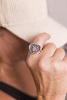 Little Heart Single Stone Ring-Ring Sizers-Krush Kandy, Women's Online Fashion Boutique Located in Phoenix, Arizona (Scottsdale Area)