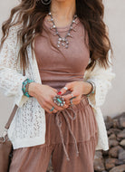 Horseshoe Blossom Desert Pearl Necklace MADE TO ORDER-Squash Blossom Necklaces-Krush Kandy, Women's Online Fashion Boutique Located in Phoenix, Arizona (Scottsdale Area)