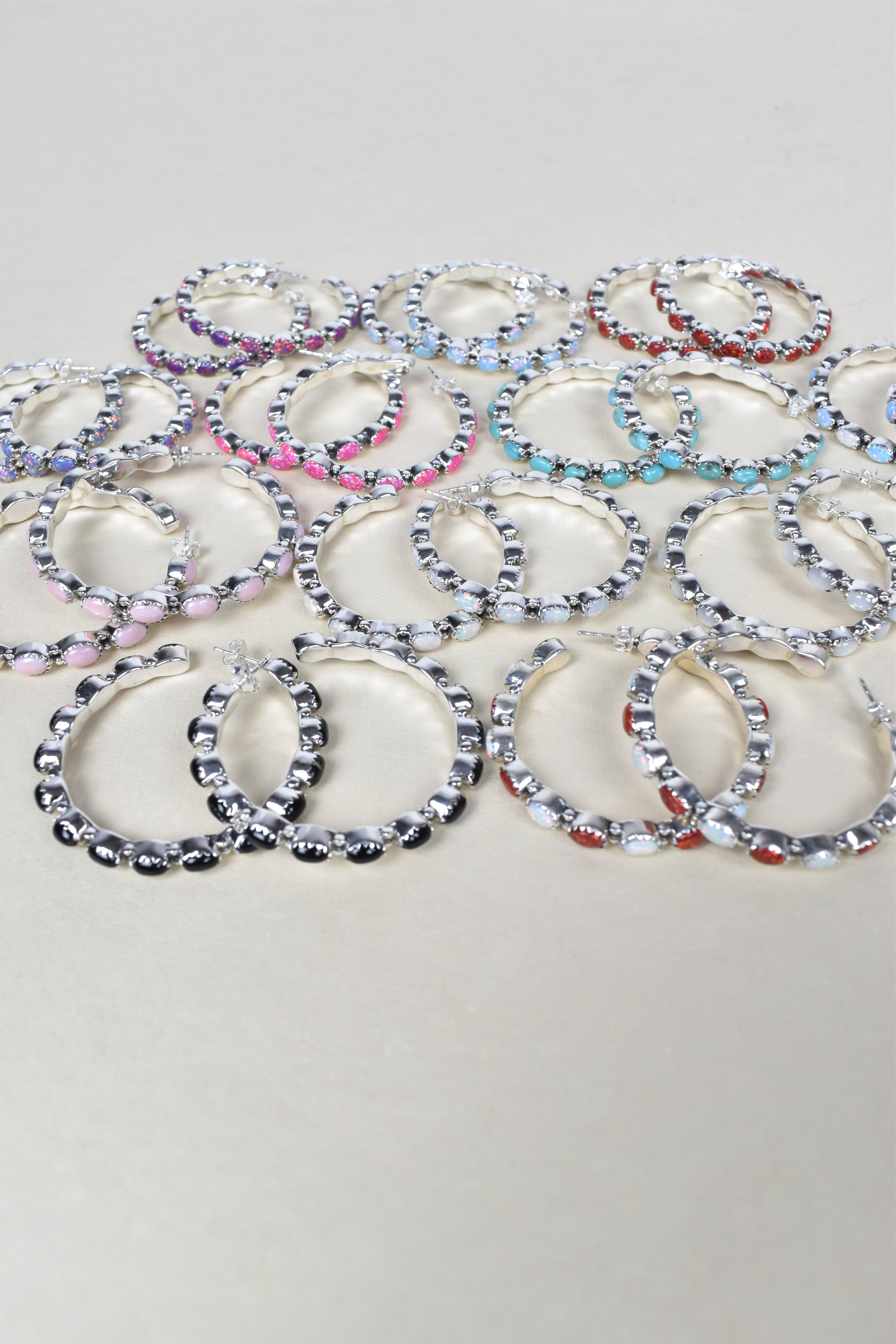 Tiffany Sterling Silver Hoop Earrings | PREORDER NOW OPEN-Hoop Earrings-Krush Kandy, Women's Online Fashion Boutique Located in Phoenix, Arizona (Scottsdale Area)