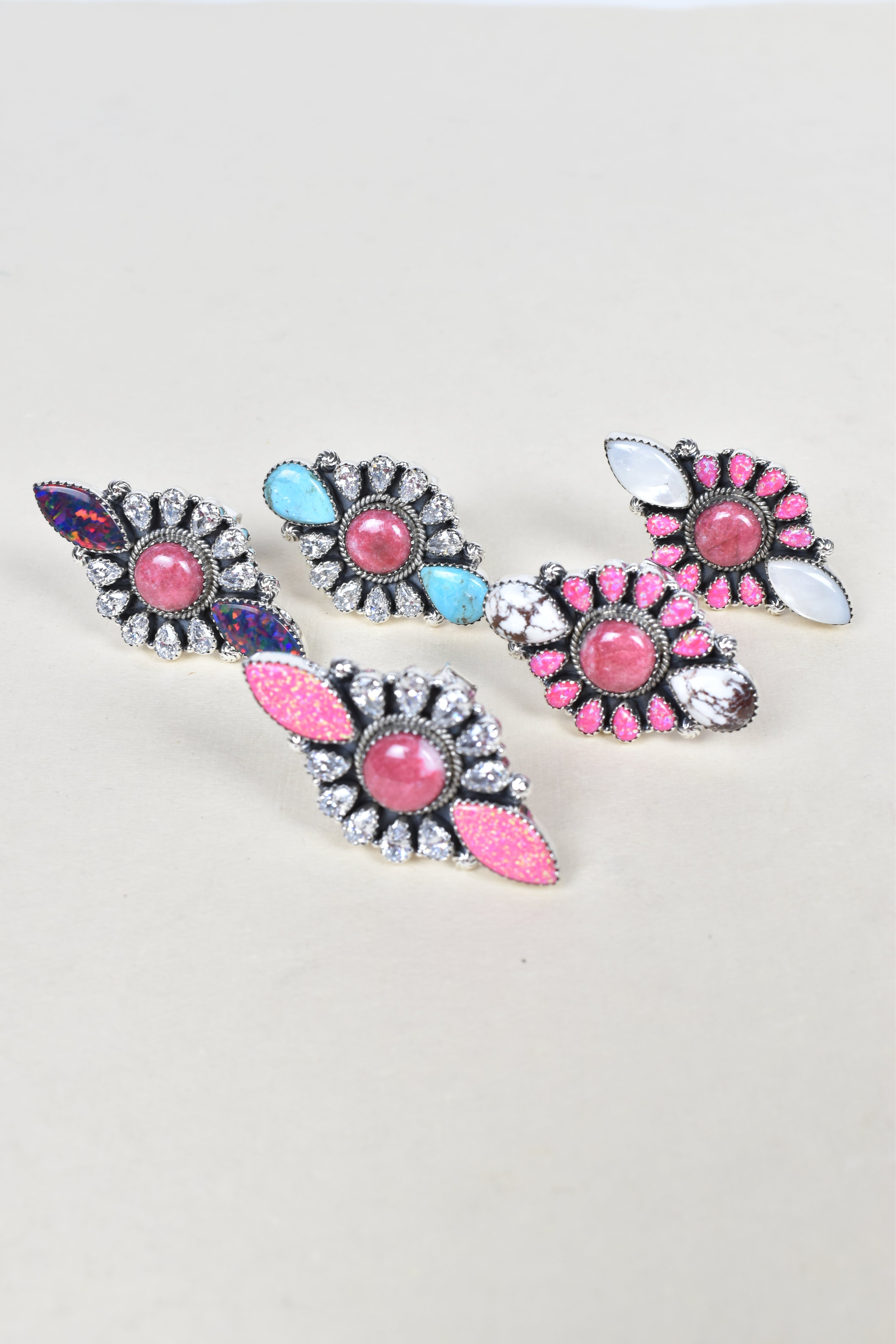 Prop Me Up Sterling Silver Ring-Cluster Rings-Krush Kandy, Women's Online Fashion Boutique Located in Phoenix, Arizona (Scottsdale Area)