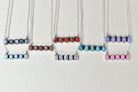 Quintabulous Sterling Silver Necklace-Bar Necklaces-Krush Kandy, Women's Online Fashion Boutique Located in Phoenix, Arizona (Scottsdale Area)