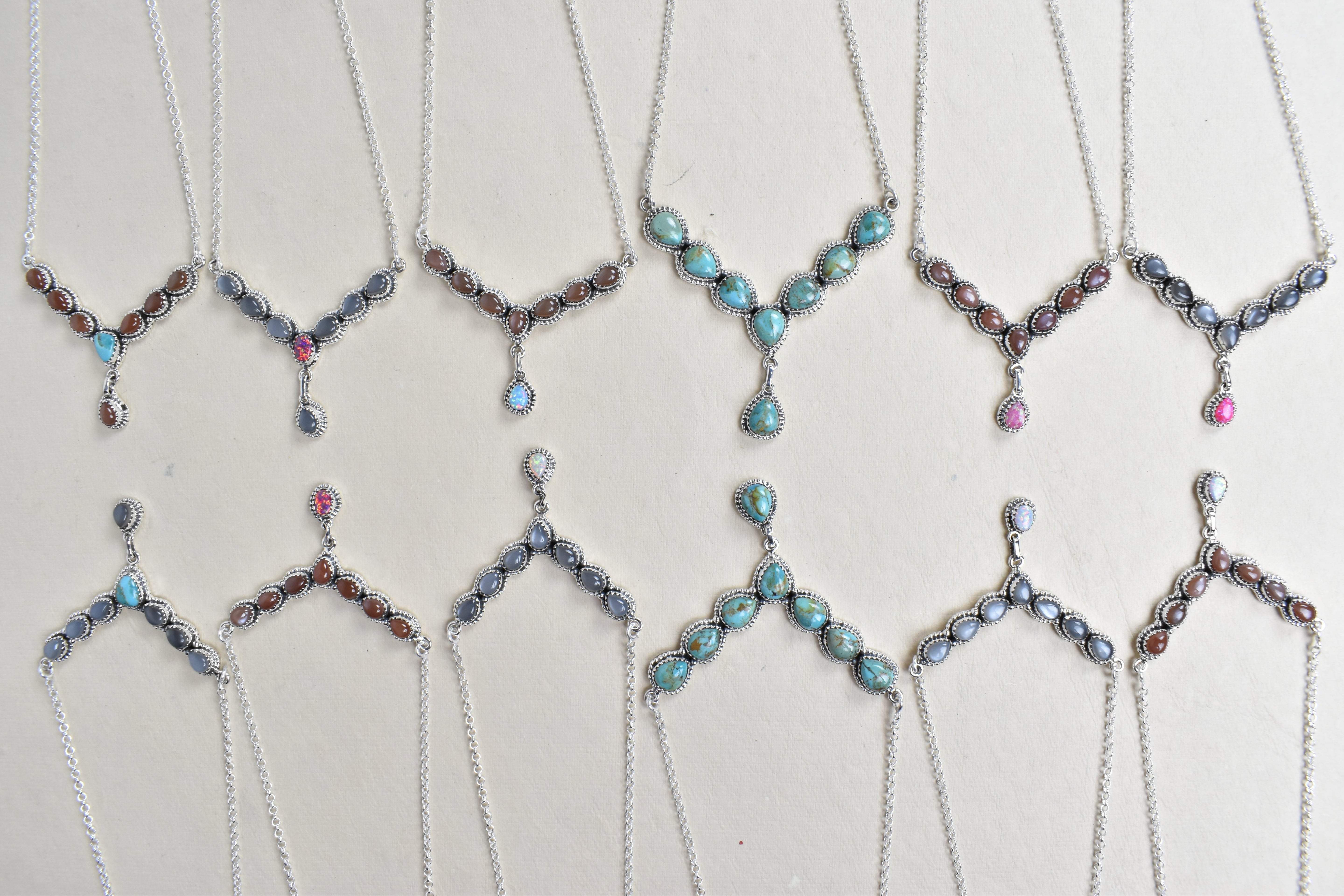 Y Knot Sterling Silver Necklace-Lariat and Y Necklaces-Krush Kandy, Women's Online Fashion Boutique Located in Phoenix, Arizona (Scottsdale Area)