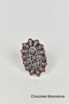 Stellar Sterling Silver Cluster Brooch Ring-Cluster Rings-Krush Kandy, Women's Online Fashion Boutique Located in Phoenix, Arizona (Scottsdale Area)
