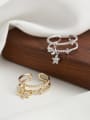 Cubic Zirconia Pentagram Minimalist Stackable Ring-Rings-Krush Kandy, Women's Online Fashion Boutique Located in Phoenix, Arizona (Scottsdale Area)
