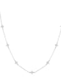 Cubic Zirconia Star Minimalist Necklace-Necklaces-Krush Kandy, Women's Online Fashion Boutique Located in Phoenix, Arizona (Scottsdale Area)