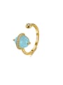 Natural Stone Geometric Trend Band Ring-Rings-Krush Kandy, Women's Online Fashion Boutique Located in Phoenix, Arizona (Scottsdale Area)