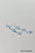 3 Star General Sterling Silver Earrings-Drop Earrings-Krush Kandy, Women's Online Fashion Boutique Located in Phoenix, Arizona (Scottsdale Area)