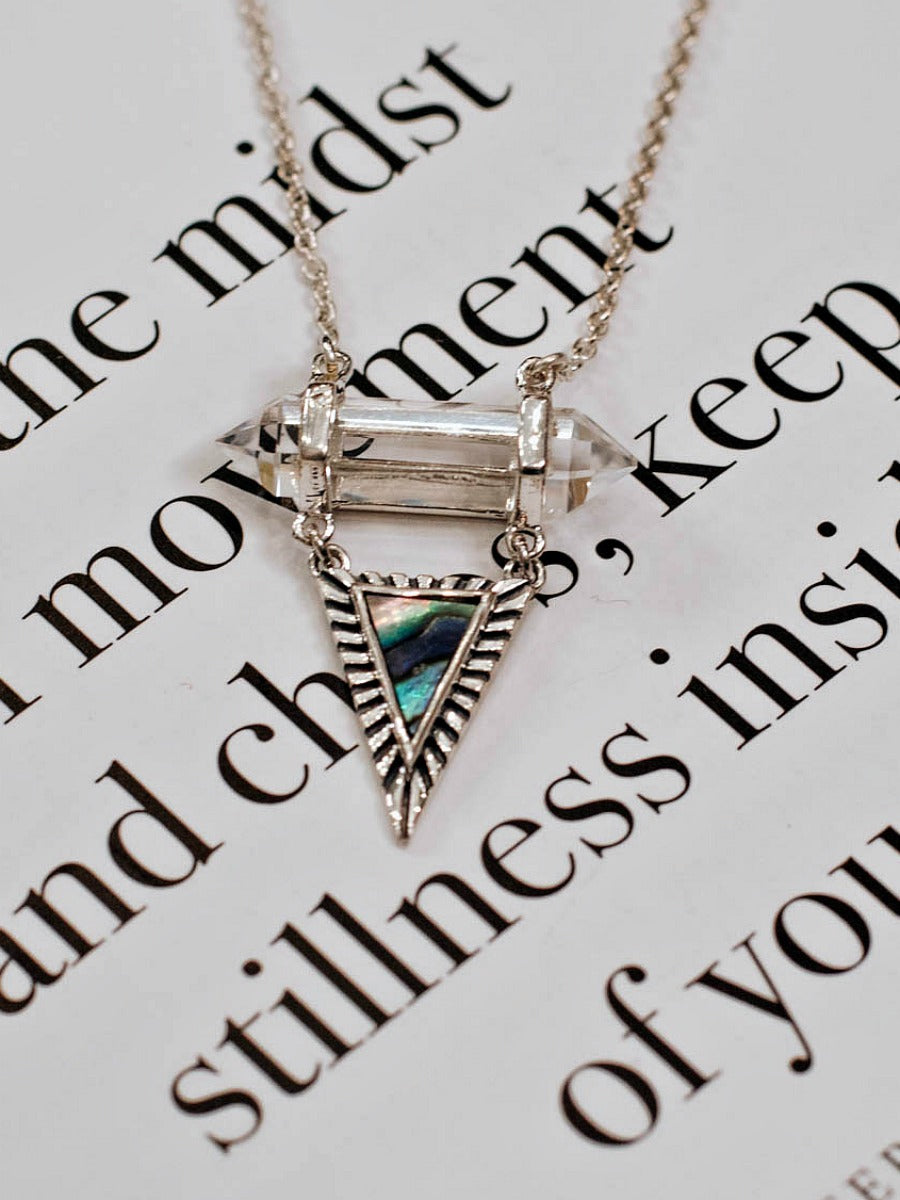 Let's Be Crystal Clear Necklace-Chain Necklaces-Krush Kandy, Women's Online Fashion Boutique Located in Phoenix, Arizona (Scottsdale Area)