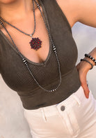 MADE TO ORDER Wild West Graduated Desert Pearl Necklace-Beaded Necklaces-Krush Kandy, Women's Online Fashion Boutique Located in Phoenix, Arizona (Scottsdale Area)