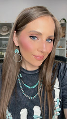 Kristyn's Blossom Hoop Earrings | MADE TO ORDER-Hoop Earrings-Krush Kandy, Women's Online Fashion Boutique Located in Phoenix, Arizona (Scottsdale Area)