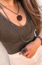 MADE TO ORDER Wild West Graduated Desert Pearl Necklace-Beaded Necklaces-Krush Kandy, Women's Online Fashion Boutique Located in Phoenix, Arizona (Scottsdale Area)