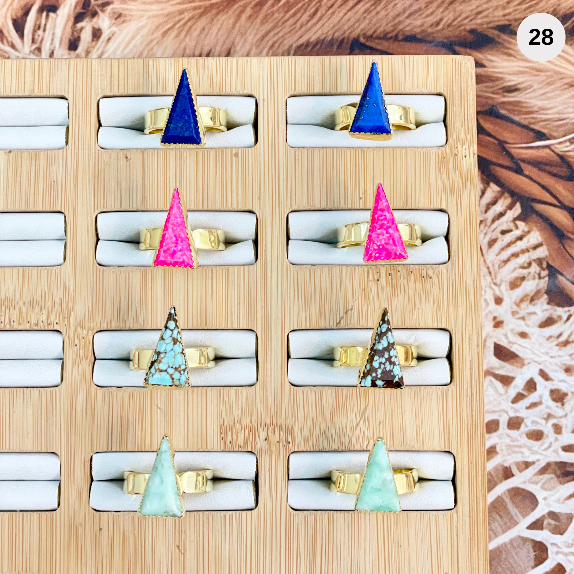 To The Point Krush Gold Rings-Ring Sizers-Krush Kandy, Women's Online Fashion Boutique Located in Phoenix, Arizona (Scottsdale Area)