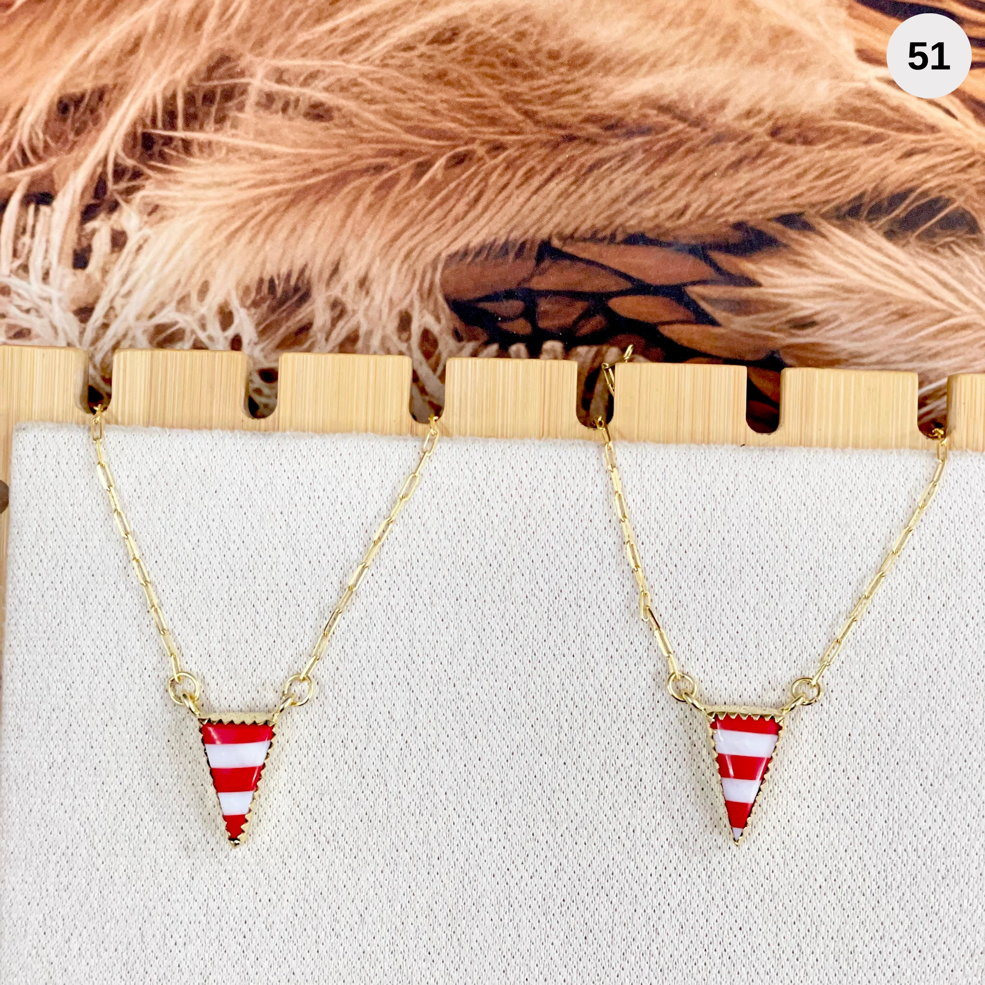 Krush Gold Stripe Stone Necklace-Necklaces-Krush Kandy, Women's Online Fashion Boutique Located in Phoenix, Arizona (Scottsdale Area)