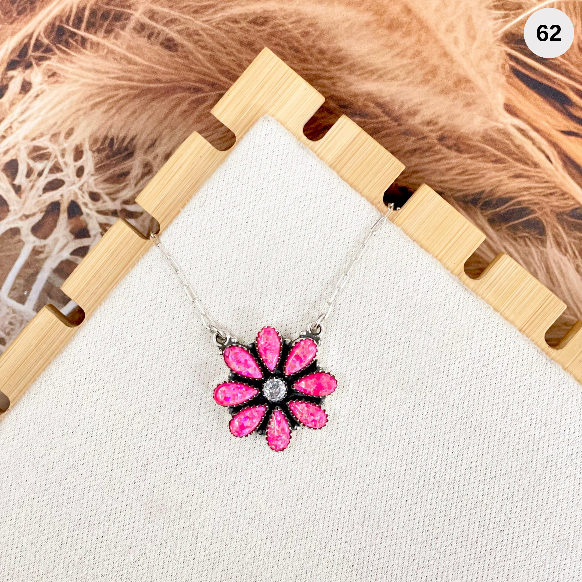 Opal Blossom Necklace-Necklaces-Krush Kandy, Women's Online Fashion Boutique Located in Phoenix, Arizona (Scottsdale Area)