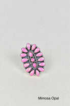 Stellar Sterling Silver Cluster Brooch Ring-Cluster Rings-Krush Kandy, Women's Online Fashion Boutique Located in Phoenix, Arizona (Scottsdale Area)