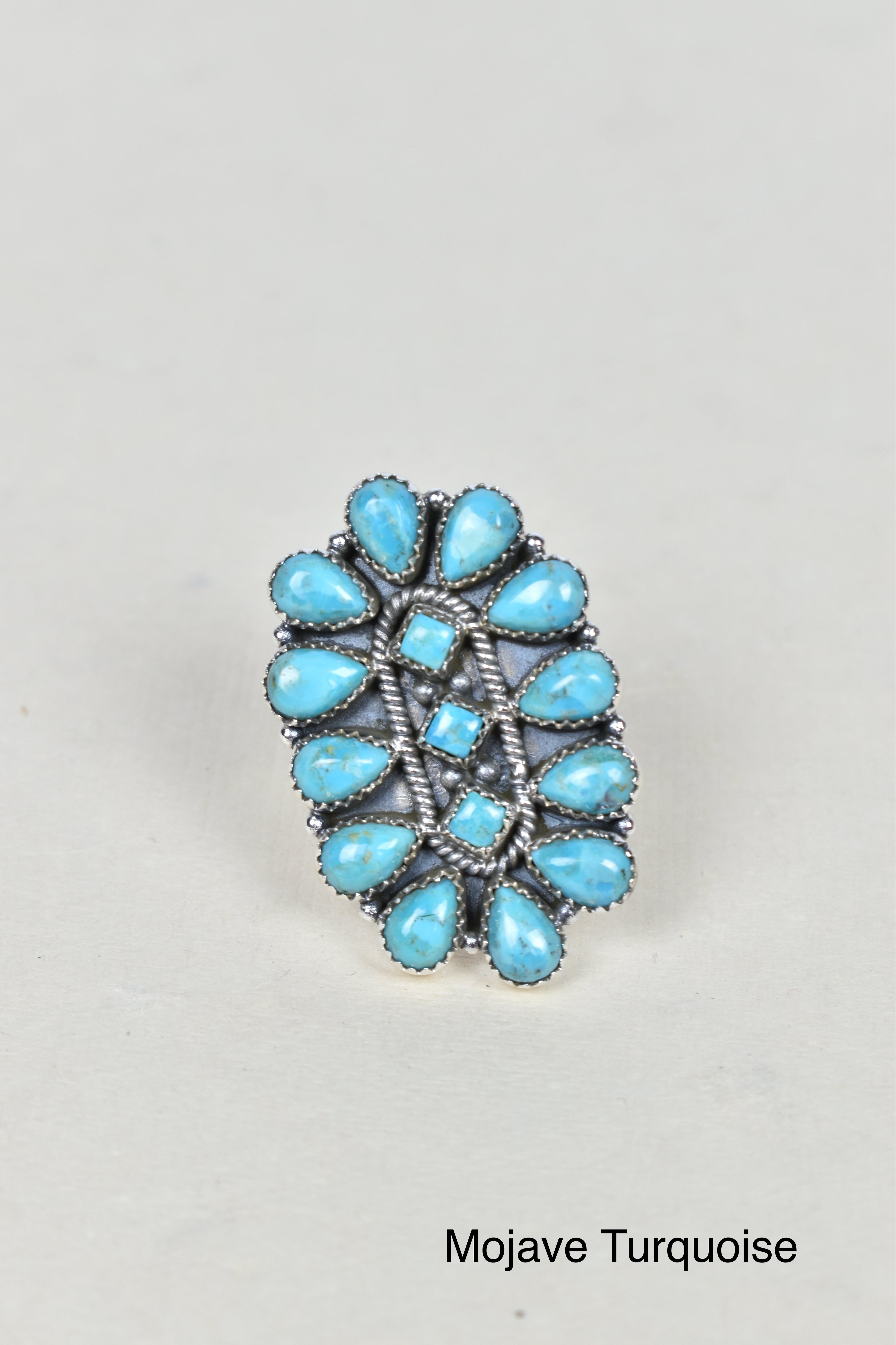 Stellar Sterling Silver Cluster Brooch Ring-Cluster Rings-Krush Kandy, Women's Online Fashion Boutique Located in Phoenix, Arizona (Scottsdale Area)