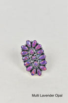 Stellar Sterling Silver Cluster Brooch Ring-Cluster Rings-Krush Kandy, Women's Online Fashion Boutique Located in Phoenix, Arizona (Scottsdale Area)