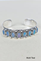 Octet Gem Sterling Silver Cuff-Cuffs-Krush Kandy, Women's Online Fashion Boutique Located in Phoenix, Arizona (Scottsdale Area)