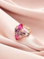 Cubic Zirconia Geometric Vintage Cocktail Ring-Rings-Krush Kandy, Women's Online Fashion Boutique Located in Phoenix, Arizona (Scottsdale Area)