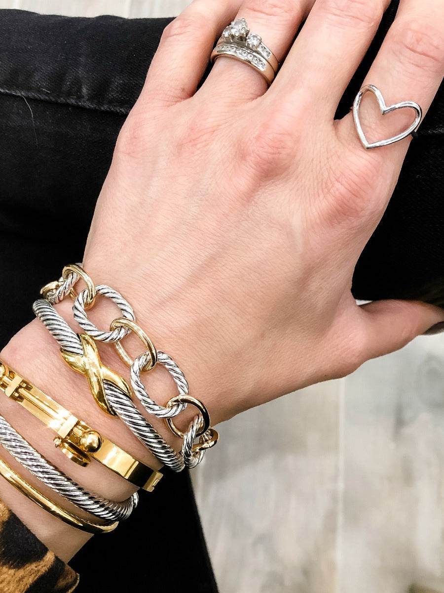 Keep An Open Heart Ring-Dainty Rings-Krush Kandy, Women's Online Fashion Boutique Located in Phoenix, Arizona (Scottsdale Area)