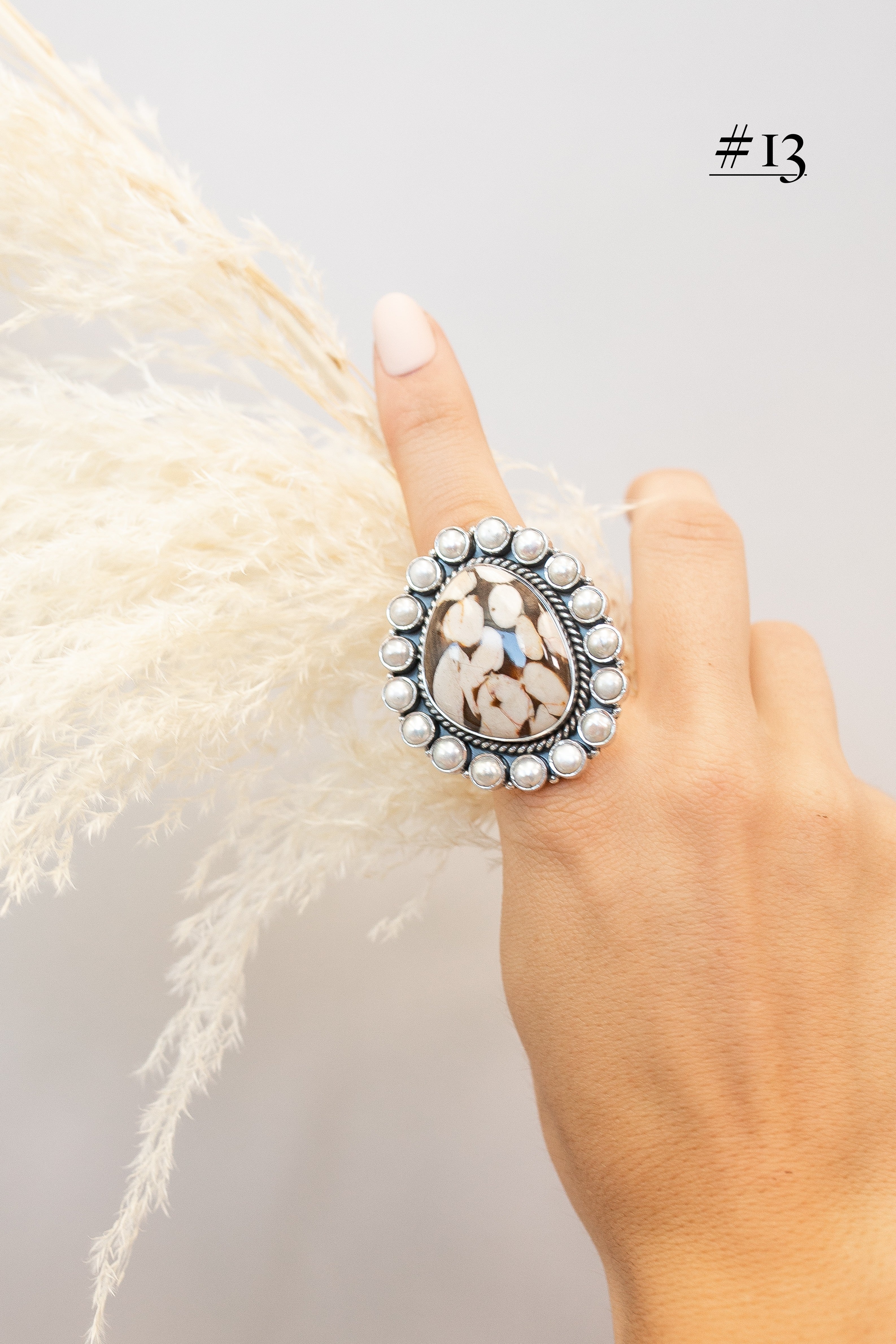 You've Been Spotted Pearl Cluster Ring-Cluster Rings-Krush Kandy, Women's Online Fashion Boutique Located in Phoenix, Arizona (Scottsdale Area)