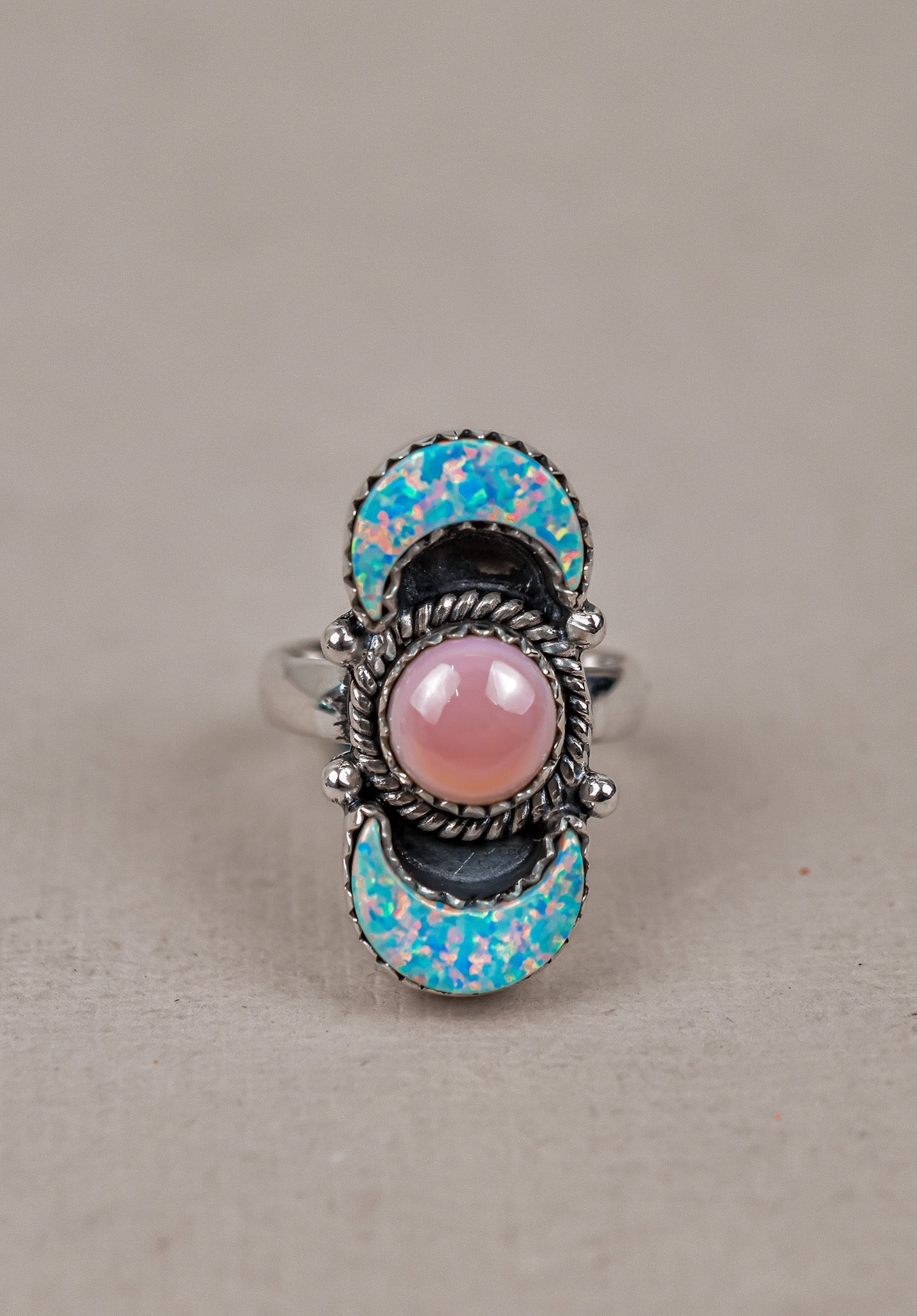 Lunar Crescent Sterling Silver Ring-Crawler Rings-Krush Kandy, Women's Online Fashion Boutique Located in Phoenix, Arizona (Scottsdale Area)