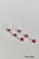 3 Star General Sterling Silver Earrings-Drop Earrings-Krush Kandy, Women's Online Fashion Boutique Located in Phoenix, Arizona (Scottsdale Area)