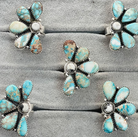 Half Cluster Blooming Ring-Ring Sizers-Krush Kandy, Women's Online Fashion Boutique Located in Phoenix, Arizona (Scottsdale Area)