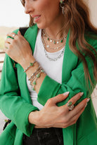 Sterling Silver Duo Chain Necklace & Bracelet-Chain Necklaces-Krush Kandy, Women's Online Fashion Boutique Located in Phoenix, Arizona (Scottsdale Area)