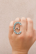 Sign Here Initial Stone Ring | MADE TO ORDER-Statement Rings-Krush Kandy, Women's Online Fashion Boutique Located in Phoenix, Arizona (Scottsdale Area)