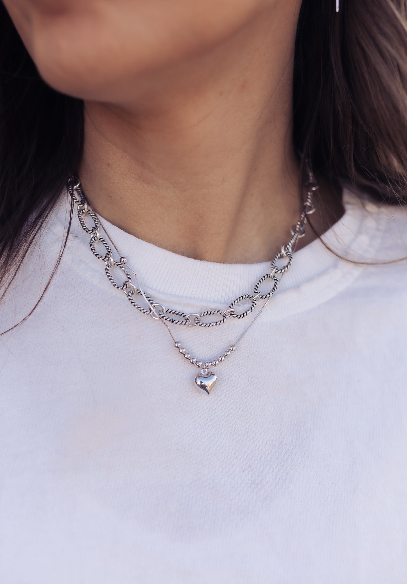 Minimalist Heart Necklace-Necklaces-Krush Kandy, Women's Online Fashion Boutique Located in Phoenix, Arizona (Scottsdale Area)