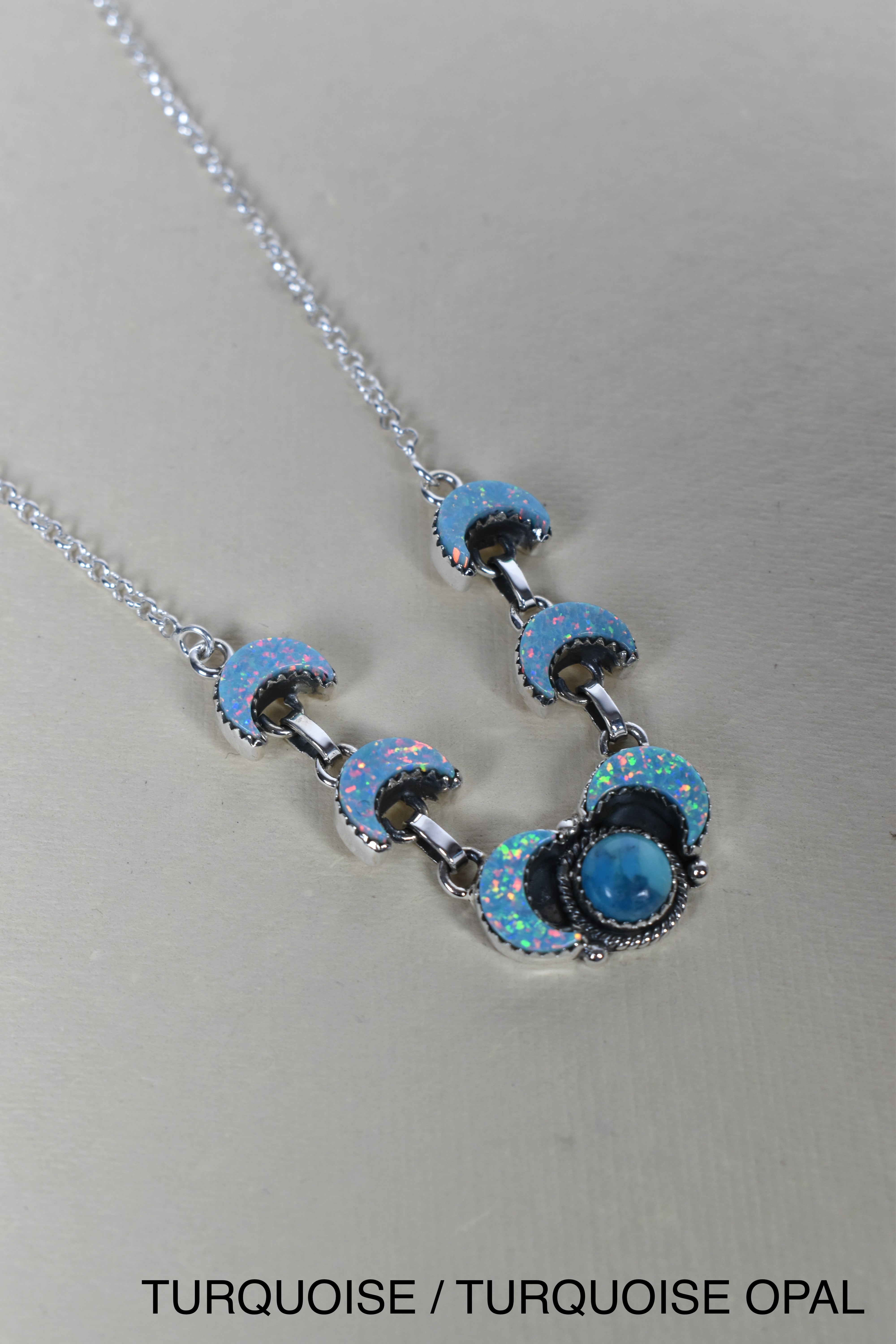 Lunar Crescent Necklace-Chain Necklaces-Krush Kandy, Women's Online Fashion Boutique Located in Phoenix, Arizona (Scottsdale Area)