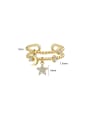 Cubic Zirconia Pentagram Minimalist Stackable Ring-Rings-Krush Kandy, Women's Online Fashion Boutique Located in Phoenix, Arizona (Scottsdale Area)