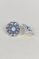 Sterling Silver Daisy Concho Stud Earrings-Stud Earrings-Krush Kandy, Women's Online Fashion Boutique Located in Phoenix, Arizona (Scottsdale Area)