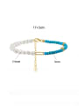 Natural Stone & Pearl Beaded Bracelet-Bracelets-Krush Kandy, Women's Online Fashion Boutique Located in Phoenix, Arizona (Scottsdale Area)