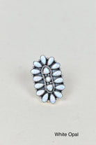 Stellar Sterling Silver Cluster Brooch Ring-Cluster Rings-Krush Kandy, Women's Online Fashion Boutique Located in Phoenix, Arizona (Scottsdale Area)