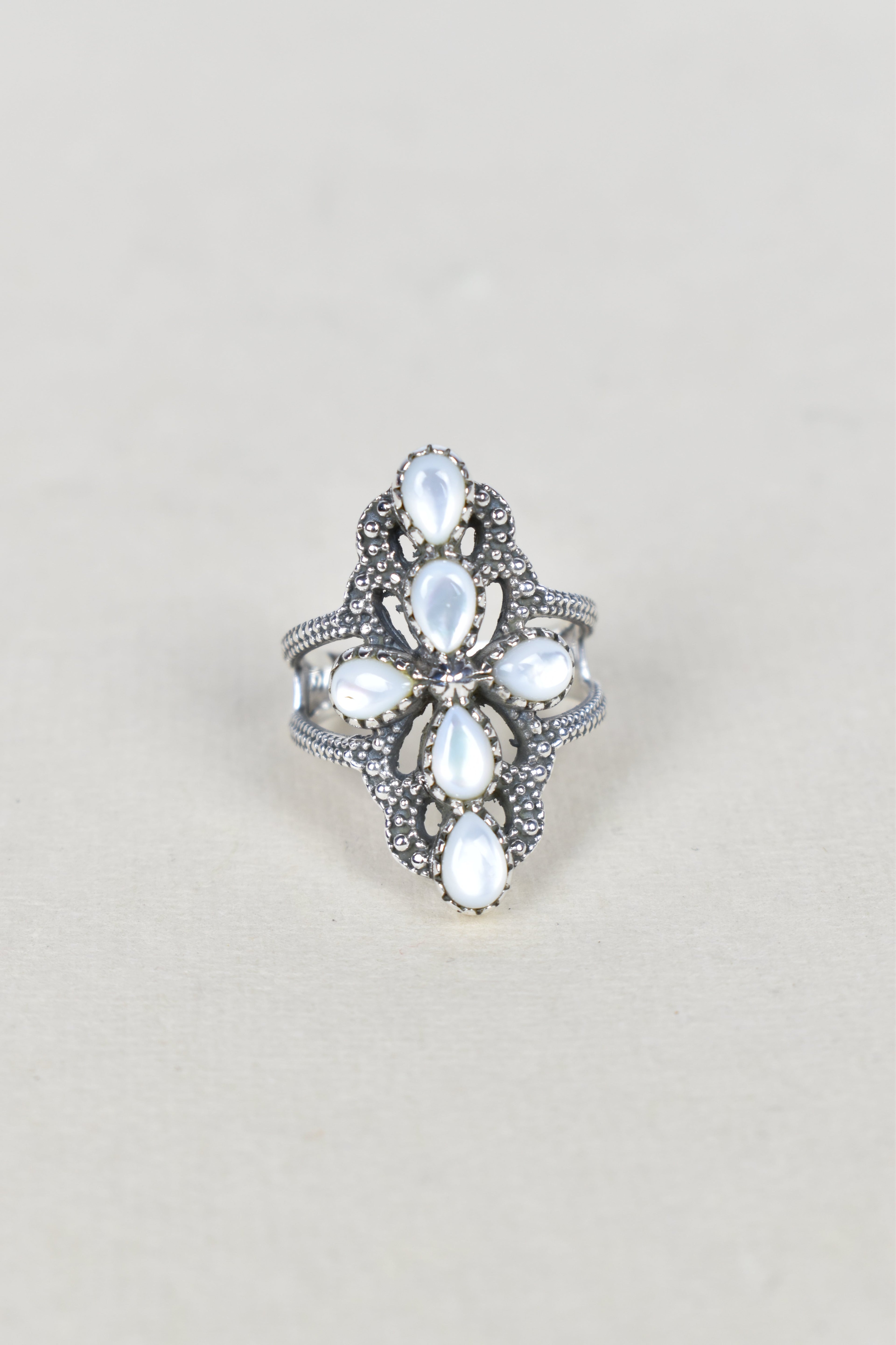 Victoria Sterling Silver Stone Crawler Ring-Crawler Rings-Krush Kandy, Women's Online Fashion Boutique Located in Phoenix, Arizona (Scottsdale Area)