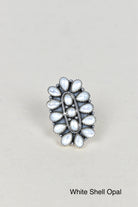 Stellar Sterling Silver Cluster Brooch Ring-Cluster Rings-Krush Kandy, Women's Online Fashion Boutique Located in Phoenix, Arizona (Scottsdale Area)