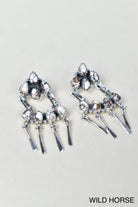 Tickle Me Pretty Sterling Silver Earrings-Drop Earrings-Krush Kandy, Women's Online Fashion Boutique Located in Phoenix, Arizona (Scottsdale Area)