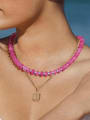 Pink Dreams Minimalist Beaded Necklace-Necklaces-Krush Kandy, Women's Online Fashion Boutique Located in Phoenix, Arizona (Scottsdale Area)