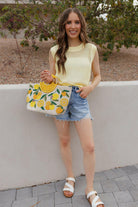 Honeycomb Charm Crotchet Knit Sweater Vest-Tops-Krush Kandy, Women's Online Fashion Boutique Located in Phoenix, Arizona (Scottsdale Area)